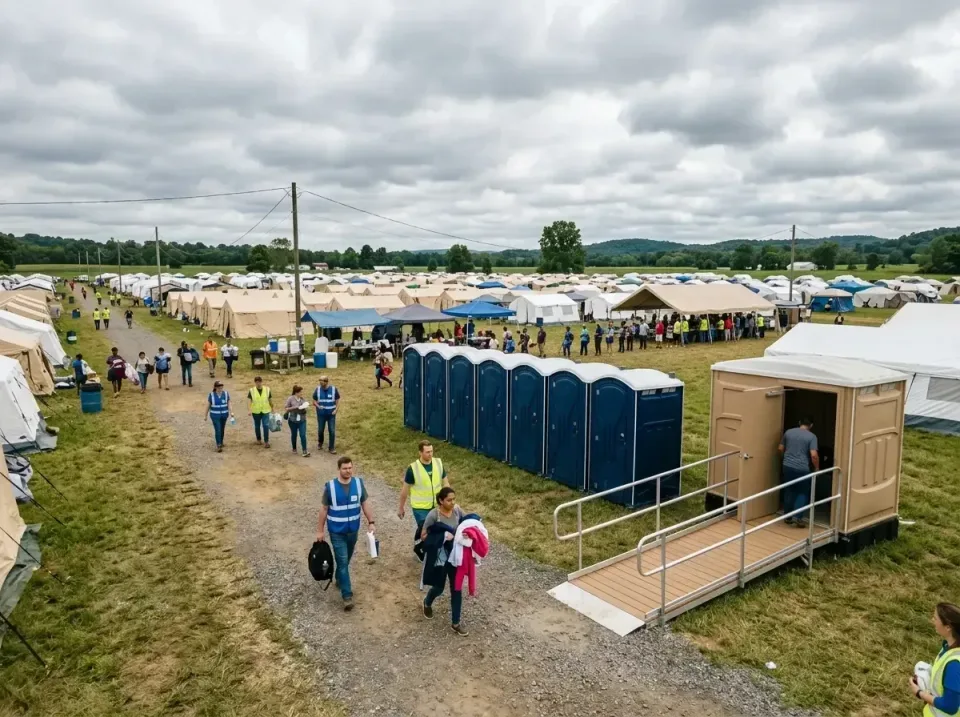 disaster-relief-camp-restrooms-010 — frequently asked questions, Dumpster & Portable Bathrooms Rental in Hurlock, MD